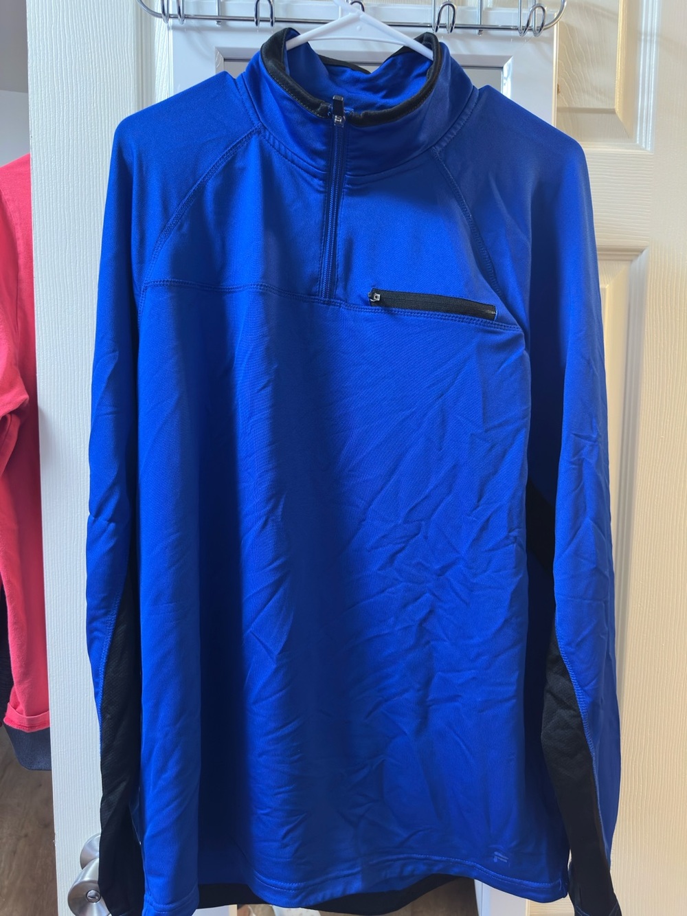 Fila Men's Blue Half-Zip Performance Jacket -